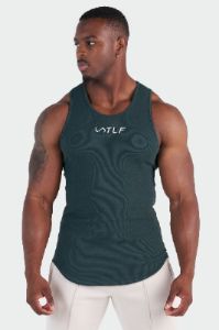 Classic Logo Ribbed Fitted Tank sold by TLF Apparel