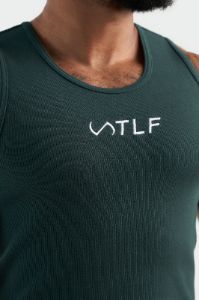 Classic Logo Ribbed Fitted Tank sold by TLF Apparel