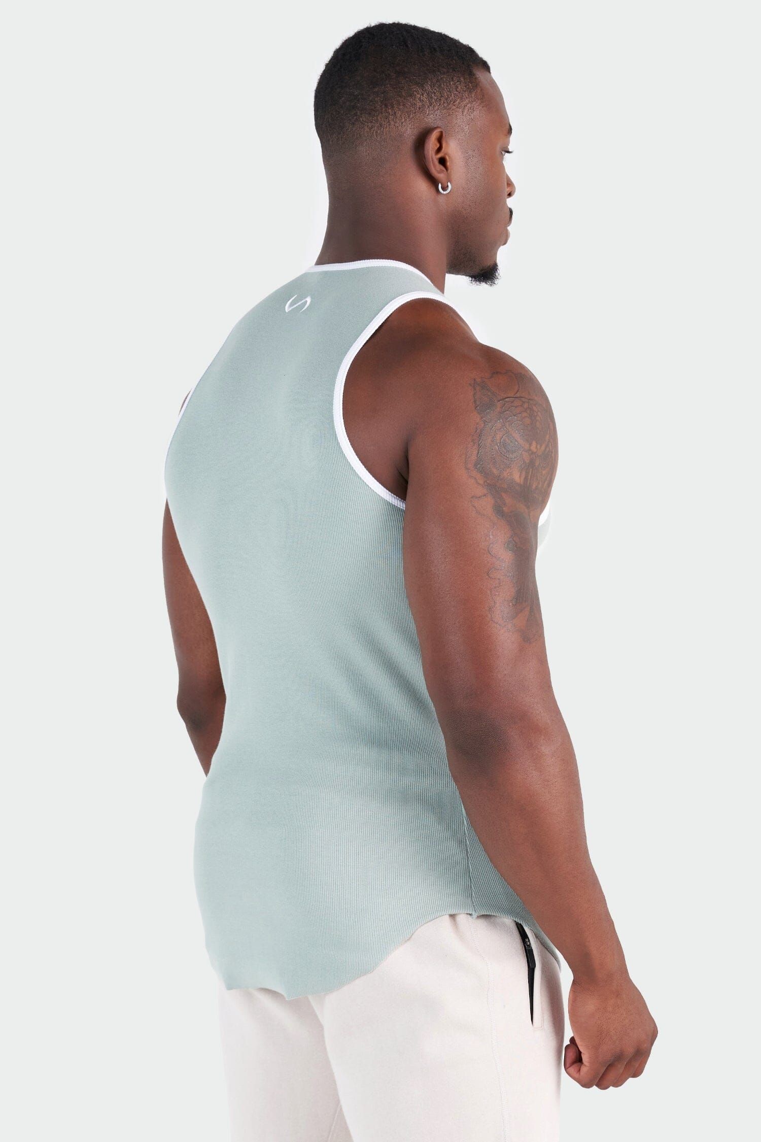 Script Ribbed Fitted Tank sold by TLF Apparel product image thumbnail 5