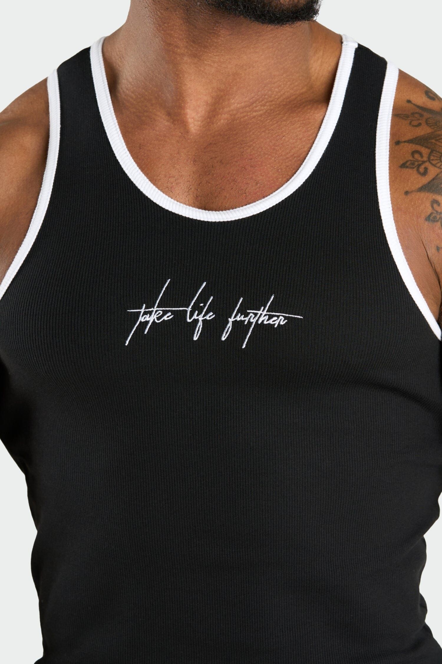 Script Ribbed Relaxed Fit Tank sold by TLF Apparel product image thumbnail 3