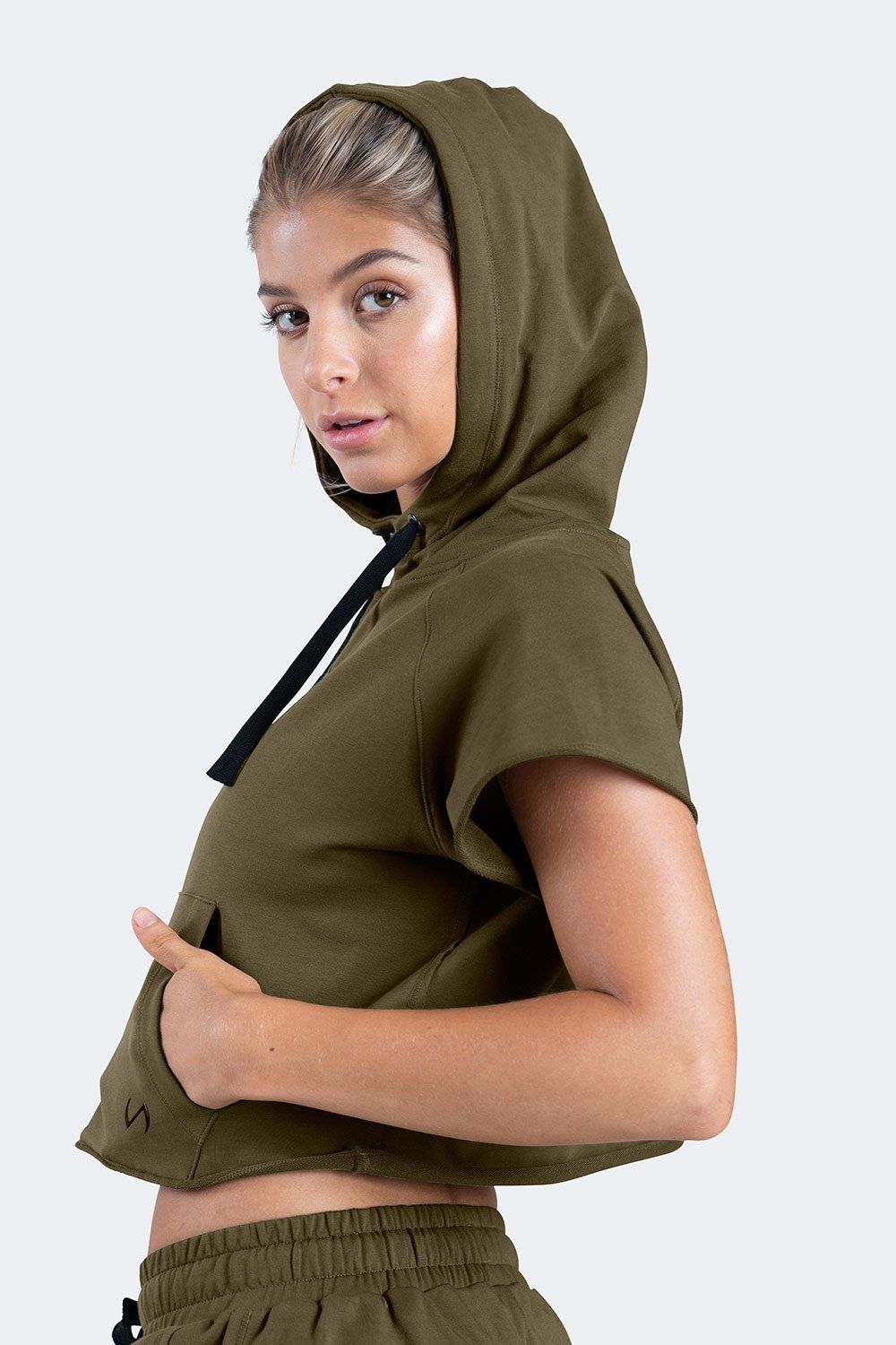 Collegiate Crop Hoodie sold by TLF Apparel product image thumbnail 4