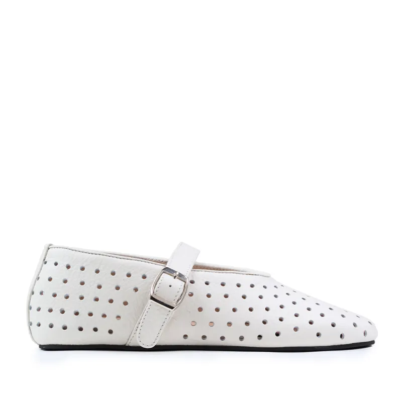 Alana Perforated White sold by Prabu