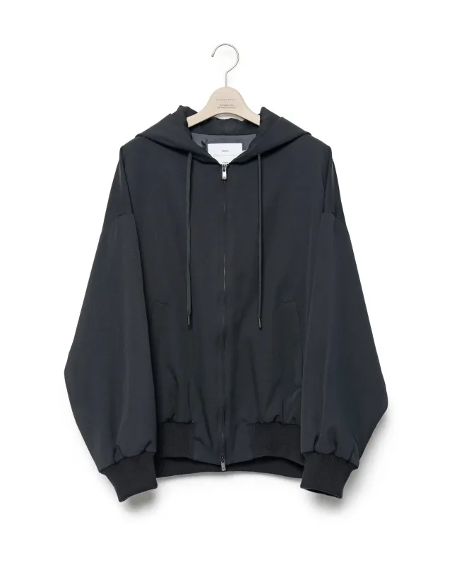 2Way Wool Hoodie - Black made by Fumito Ganryu