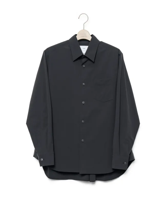 Watteau Gathered Shirt  - Black made by Fumito Ganryu