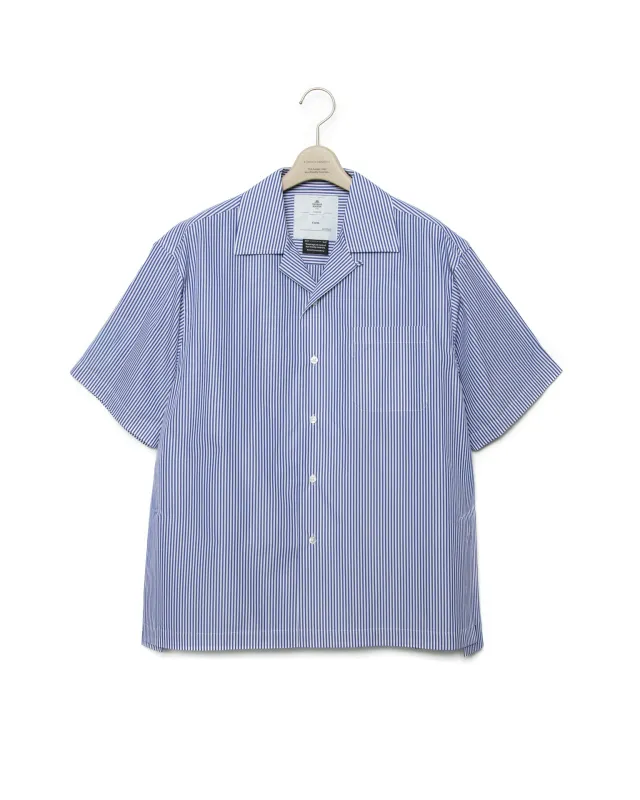 Side Vents Op Collar Striped Shirt - Stripe A made by Fumito Ganryu