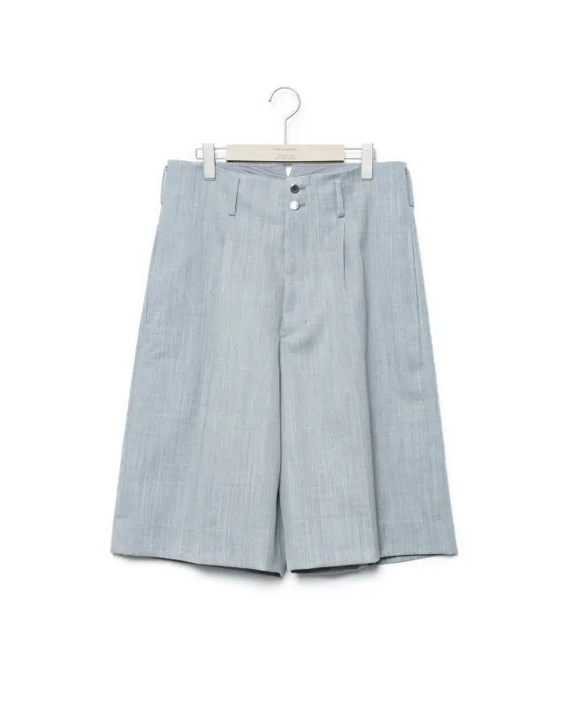 Three-Quarter Length Loose Trouser - Gray made by Fumito Ganryu