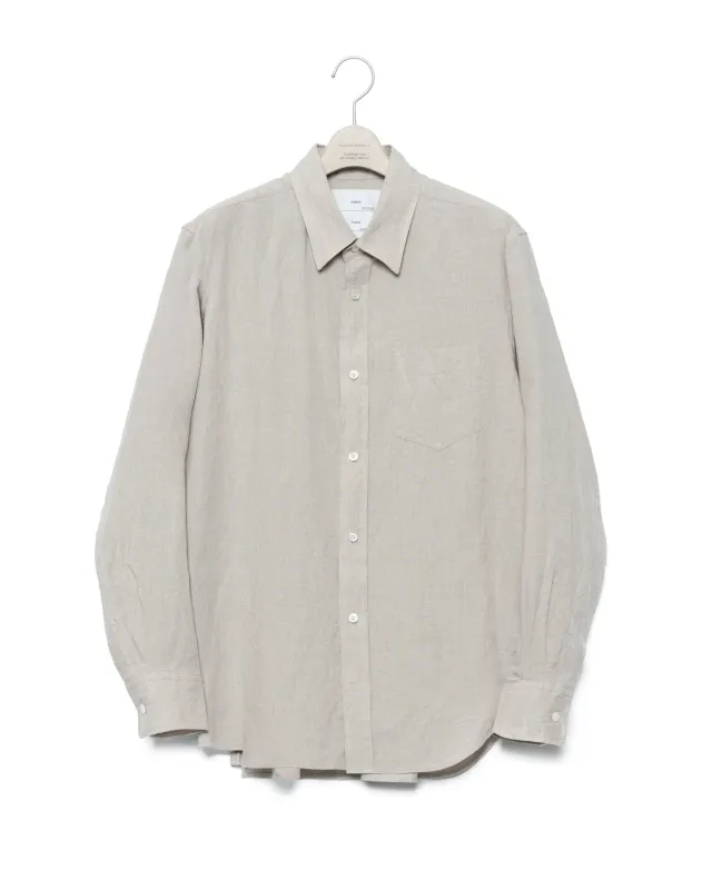 Watteau Gathered Shirt - Ecru made by Fumito Ganryu