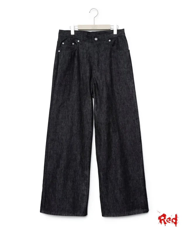 Reverse 5P Denim - Black made by Fumito Ganryu