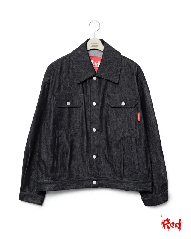 Deformed Denim Jk - Black made by Fumito Ganryu