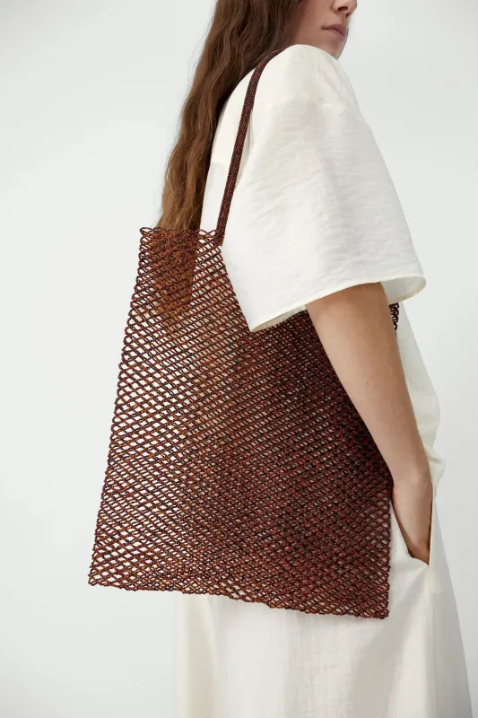 Handmade Beaded Tote Bag made by Cordera