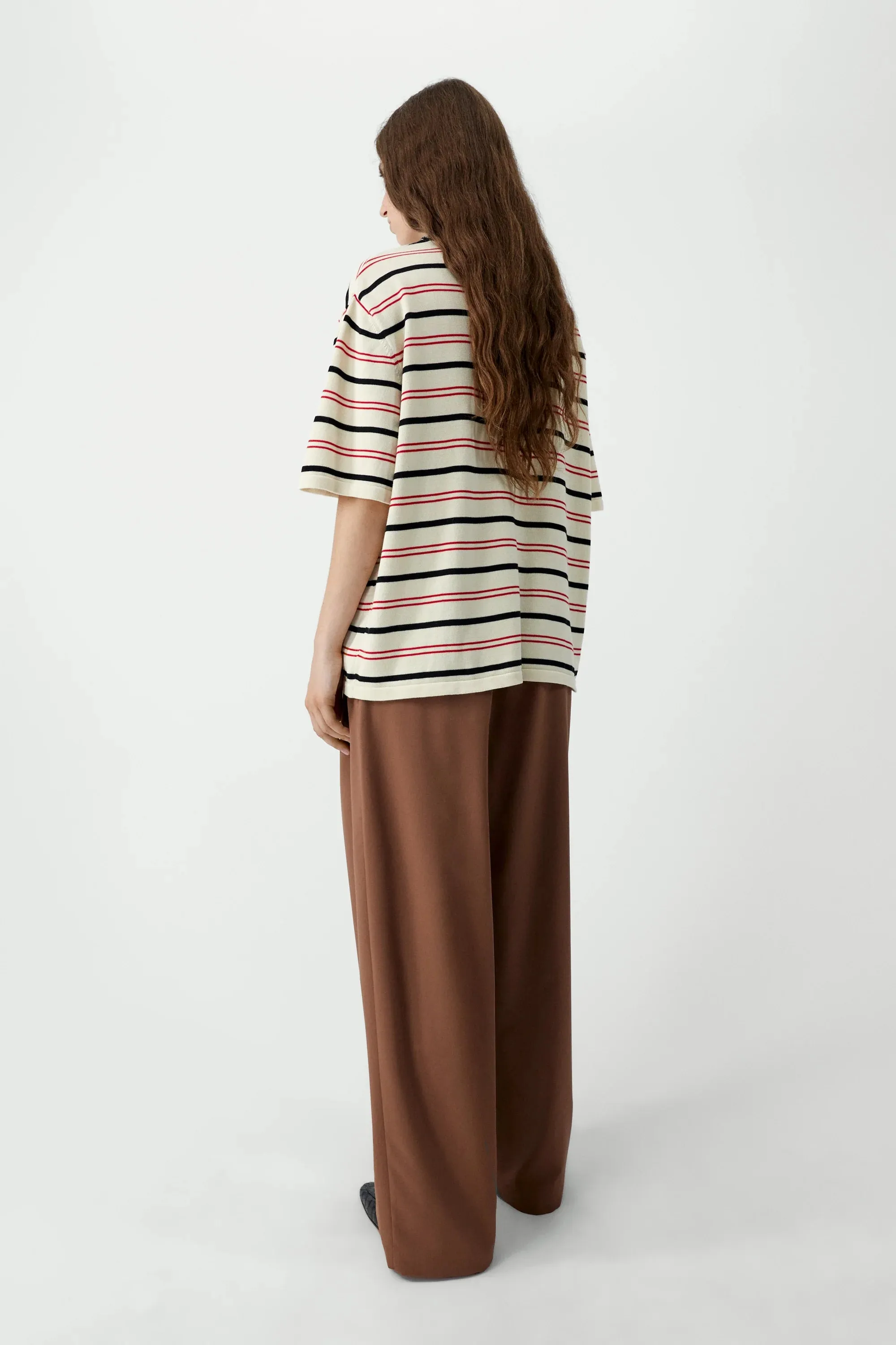 Organic Cotton Striped T-Shirt sold by Nikki Chasin product image thumbnail 3