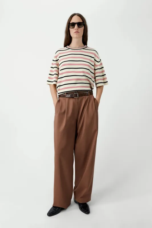 Organic Cotton Striped T-Shirt made by Cordera