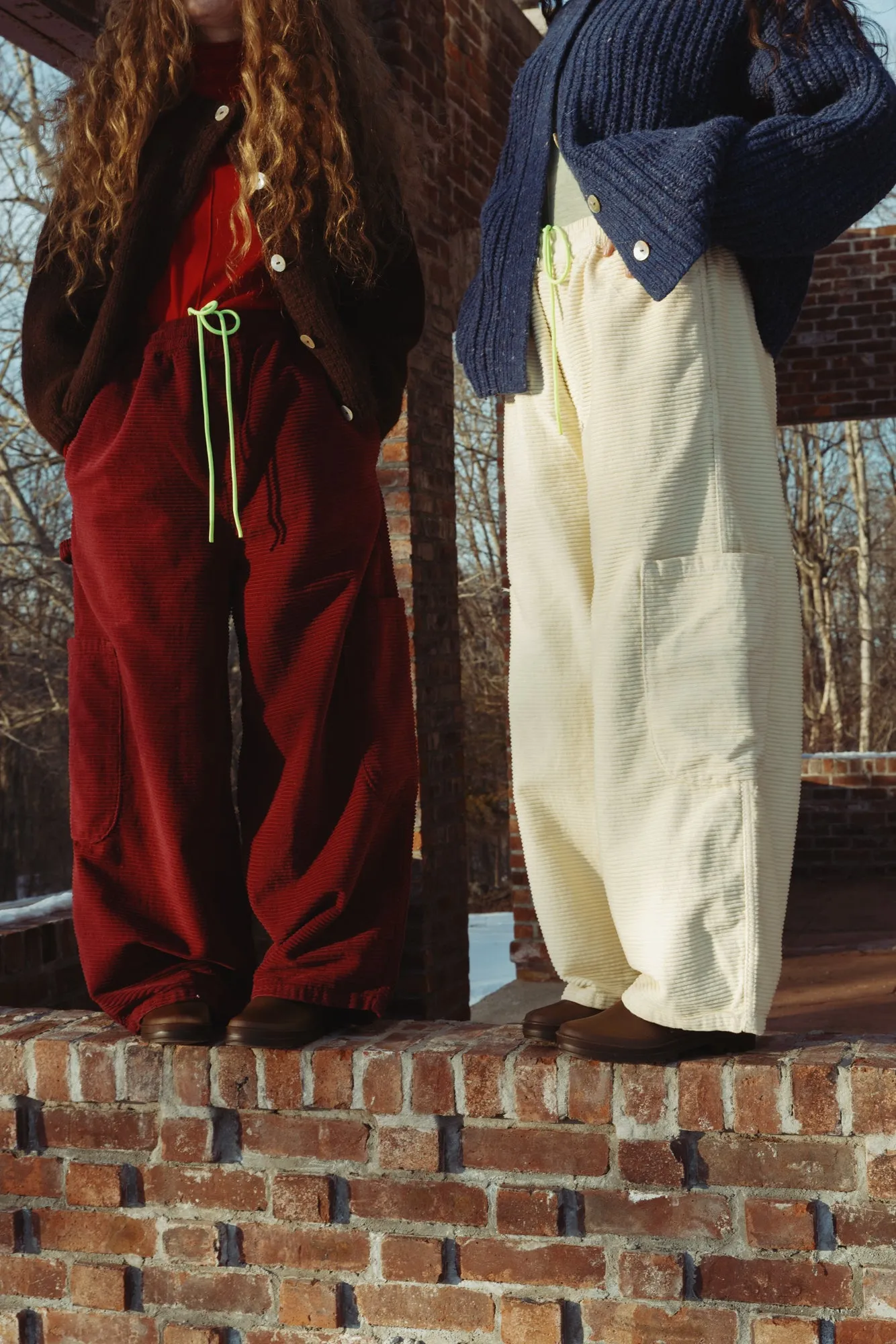 Chef Pants - Butter Horizontal Corduroy sold by Nikki Chasin product image thumbnail 2