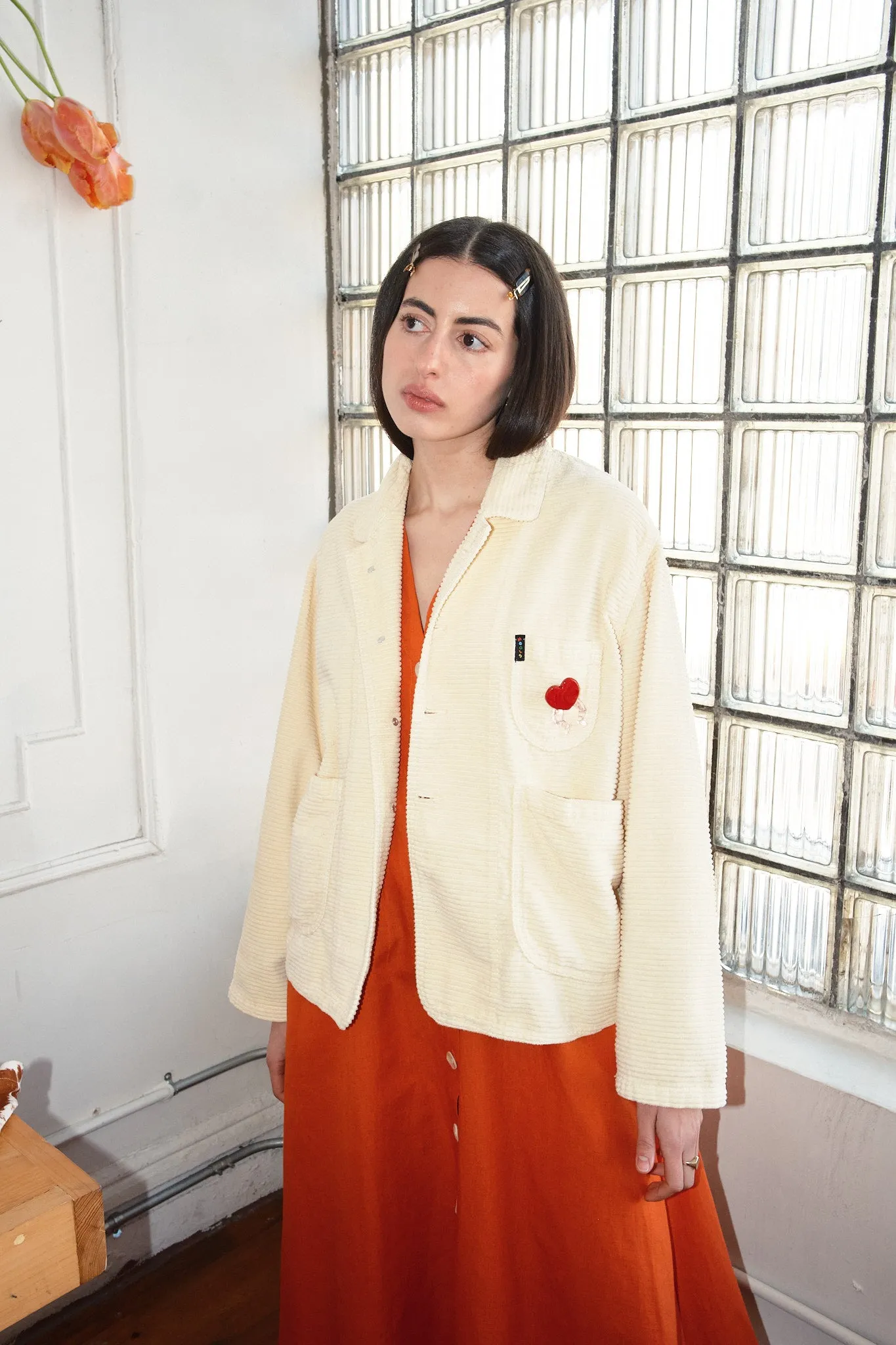 Forager Coat - Horizontal Corduroy Butter sold by Nikki Chasin product image thumbnail 2