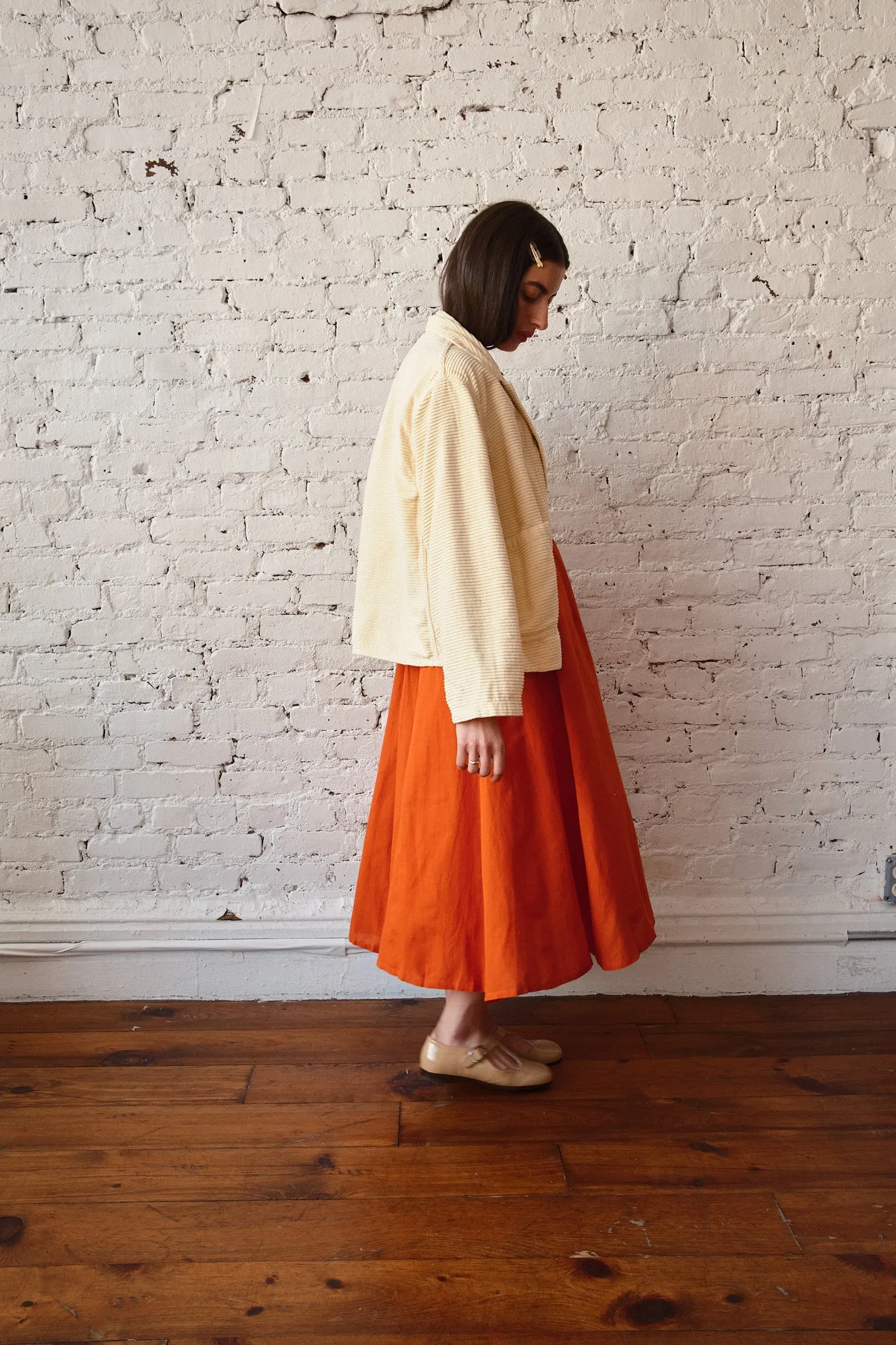 Forager Coat - Horizontal Corduroy Butter sold by Nikki Chasin product image thumbnail 3