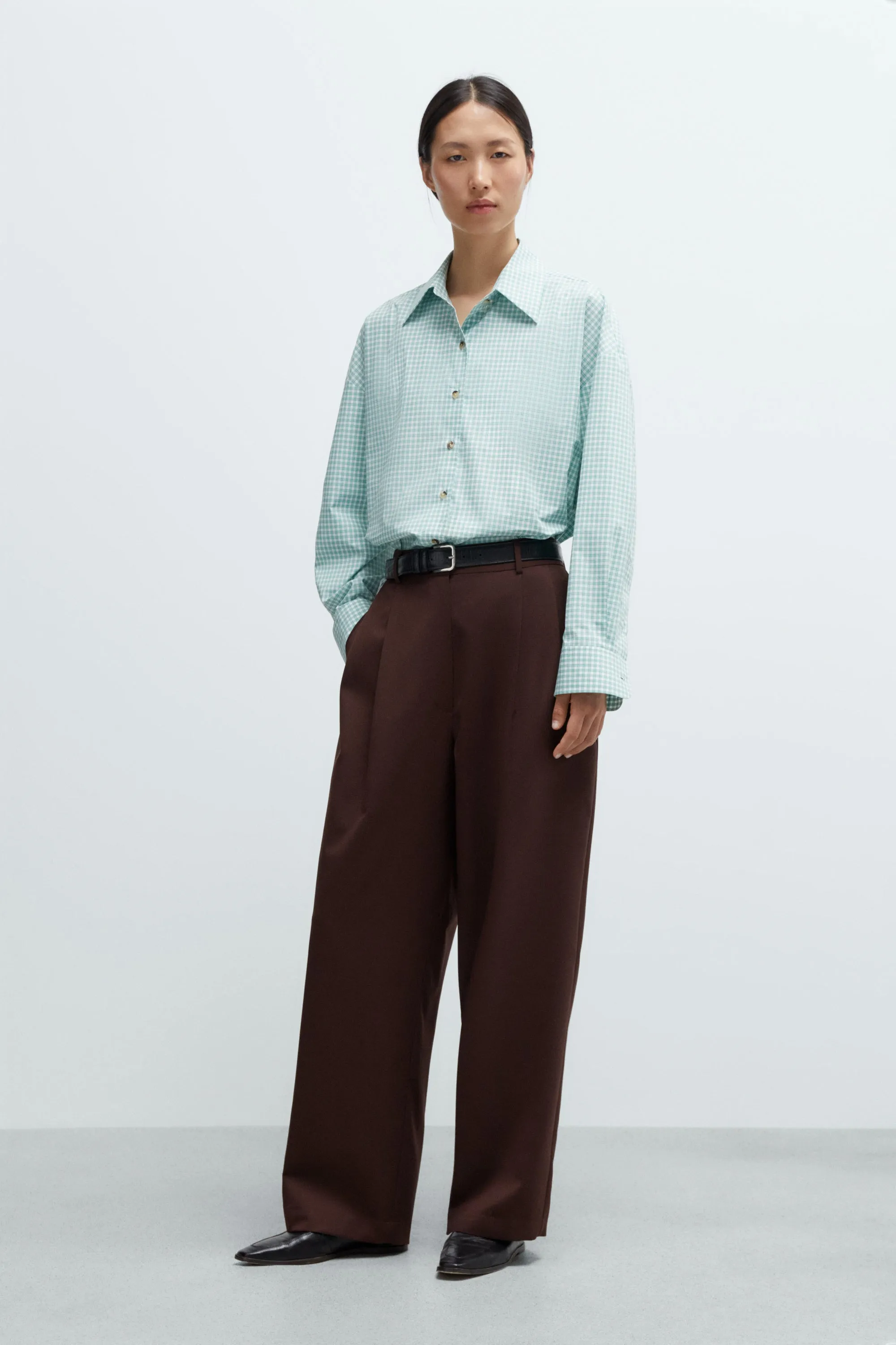 Oversized Shirt - Vichy Green sold by Nikki Chasin product image thumbnail 3