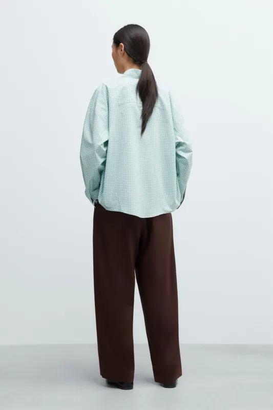 Oversized Shirt - Vichy Green made by Cordera