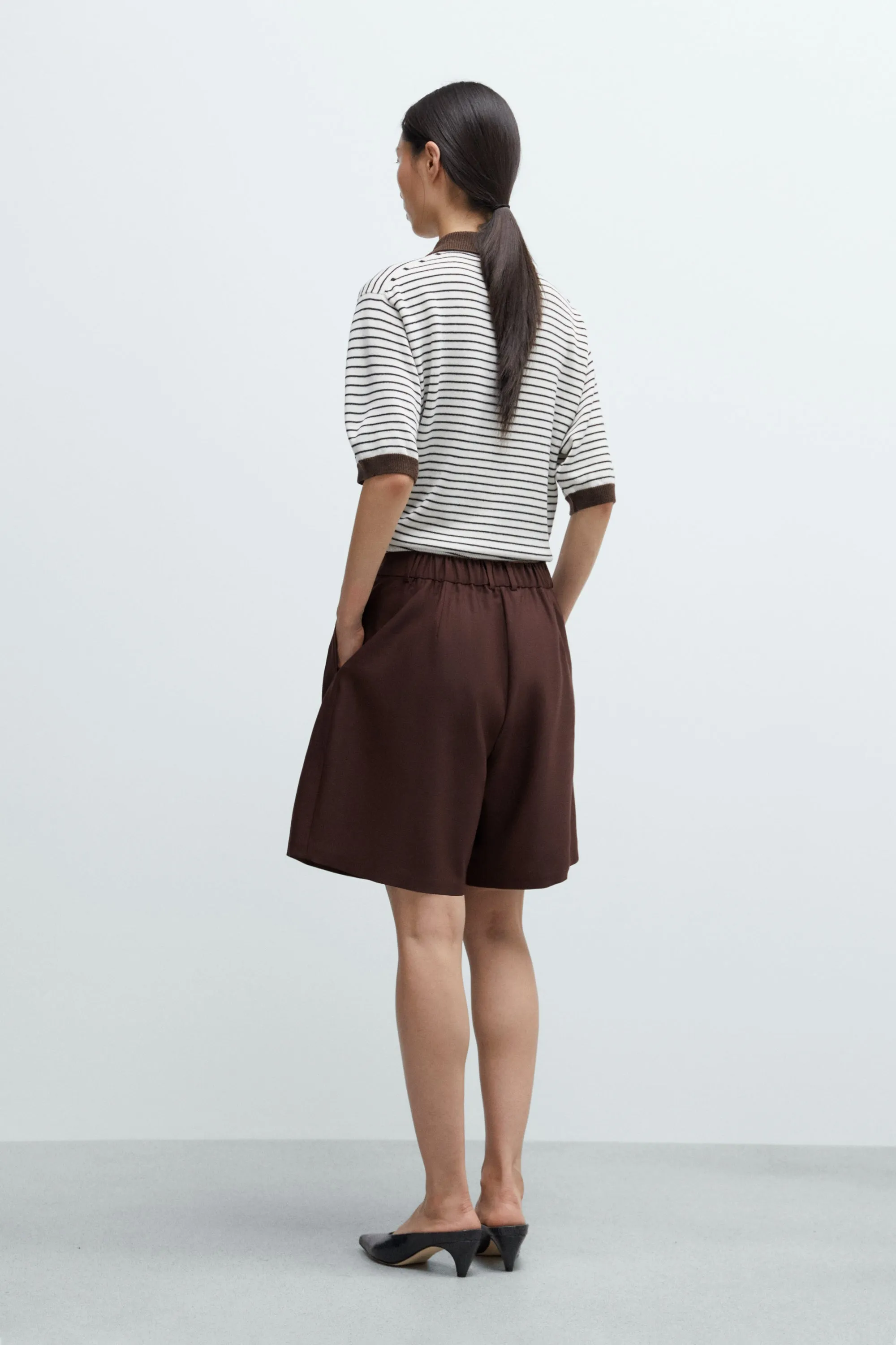 Merino Wool Striped Polo sold by Nikki Chasin product image thumbnail 2