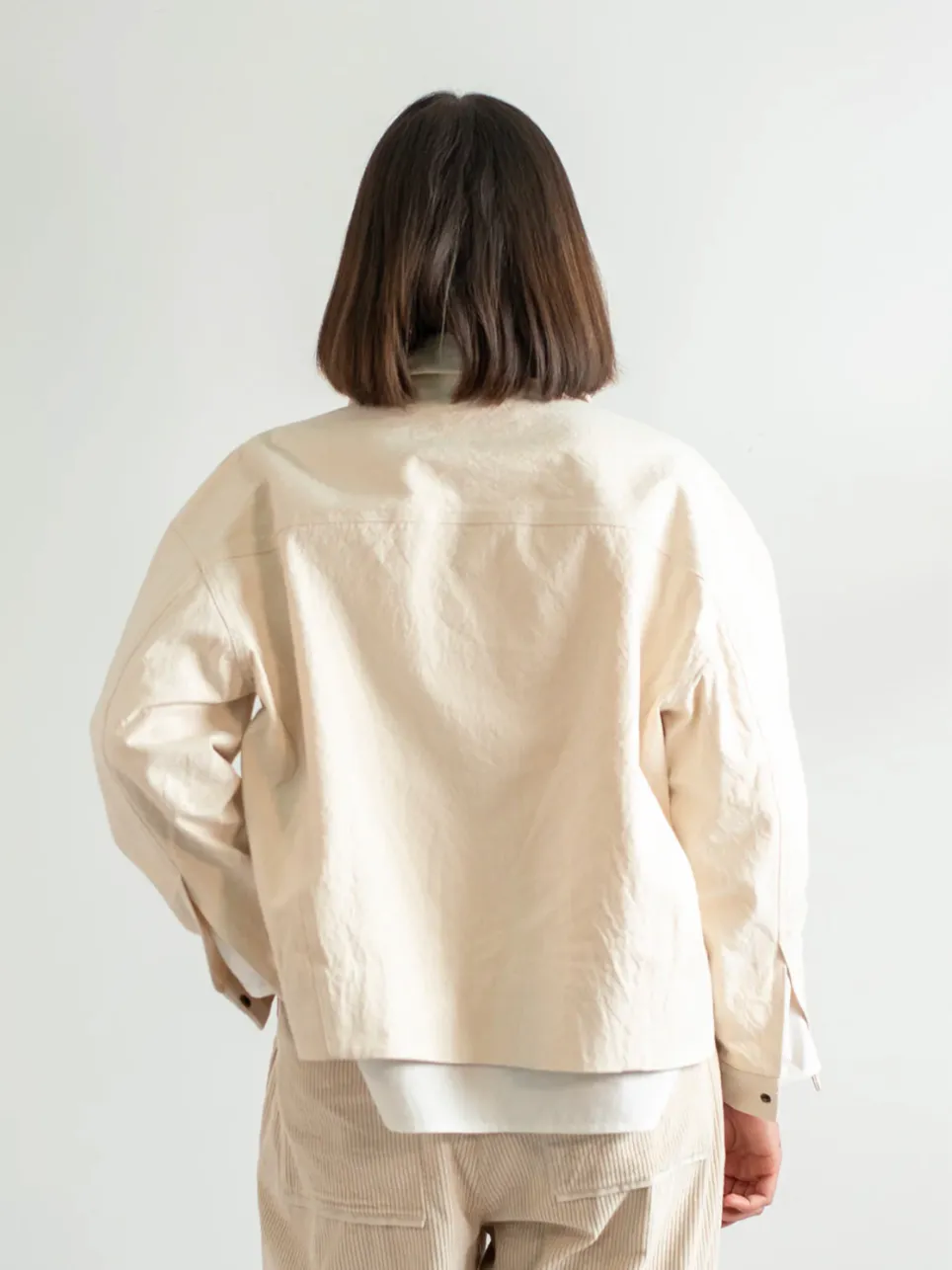 Varsity Jacket - Ivory sold by Nikki Chasin product image thumbnail 2