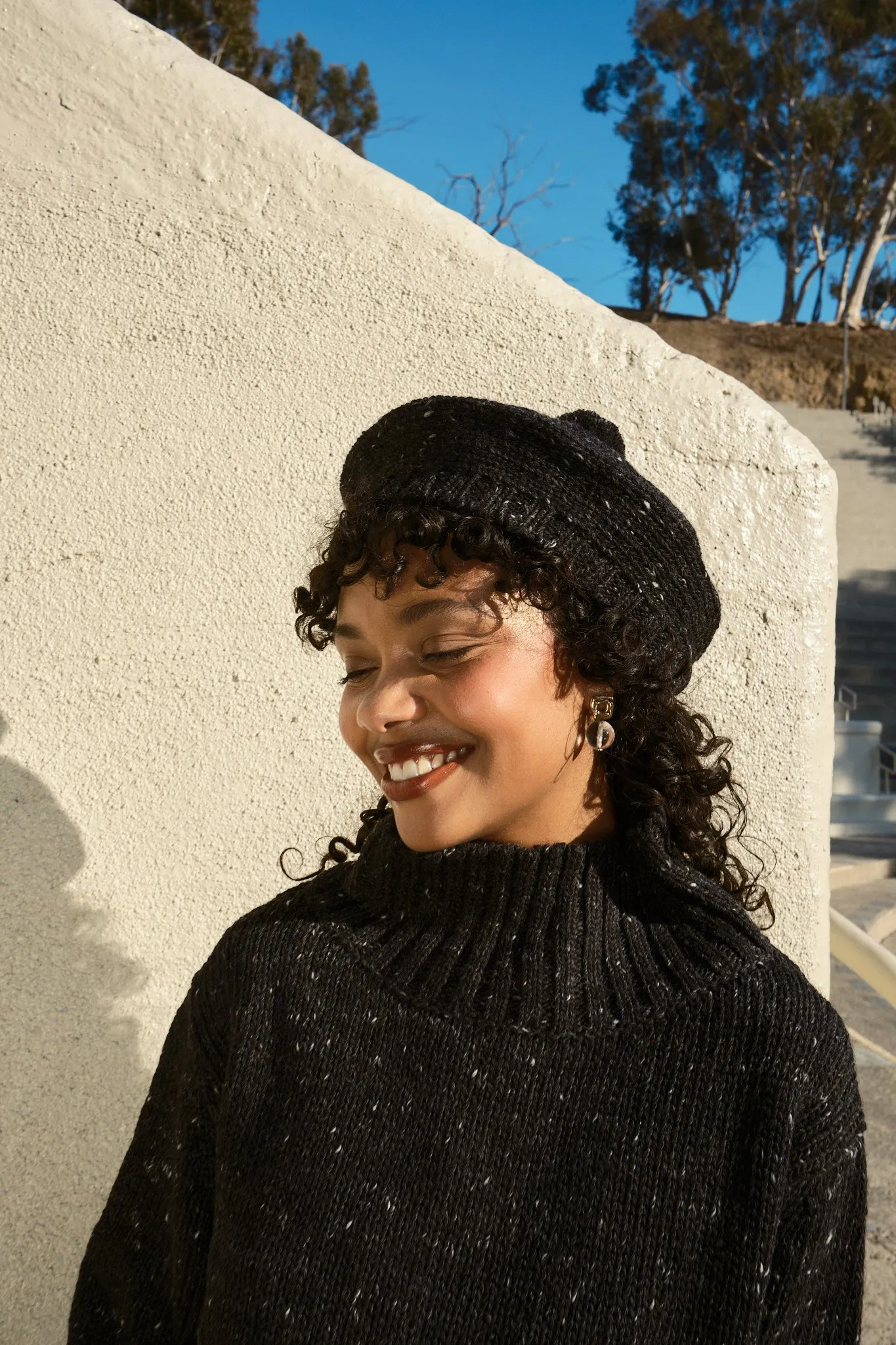 Silas Funnel Neck Pullover - Stone sold by Nikki Chasin product image thumbnail 4