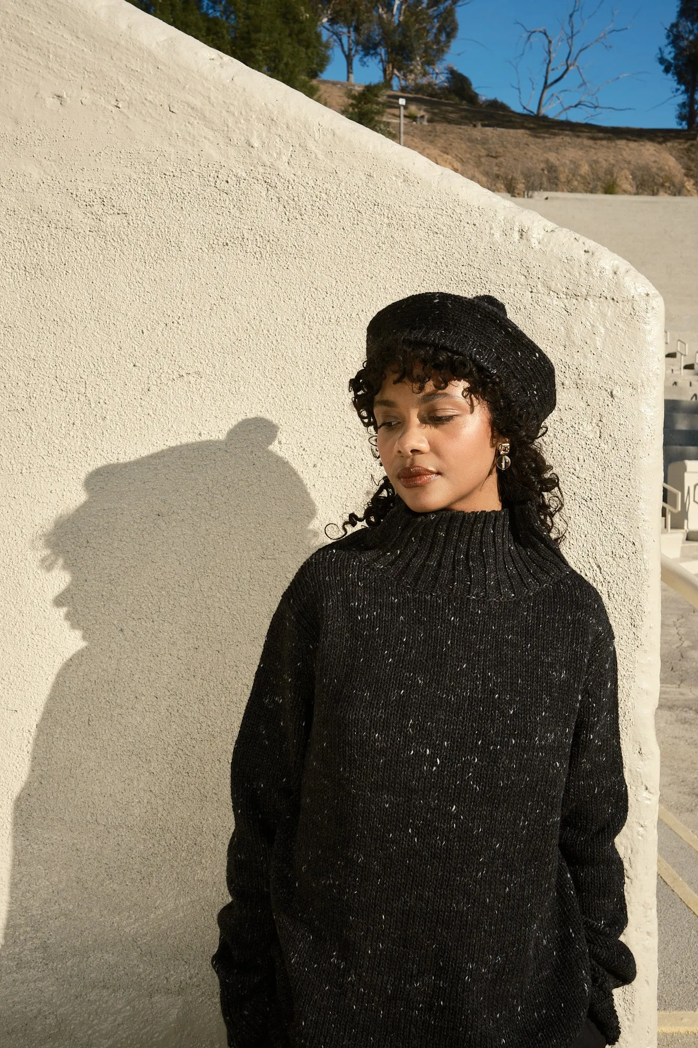 Silas Funnel Neck Pullover - Stone sold by Nikki Chasin product image thumbnail 3
