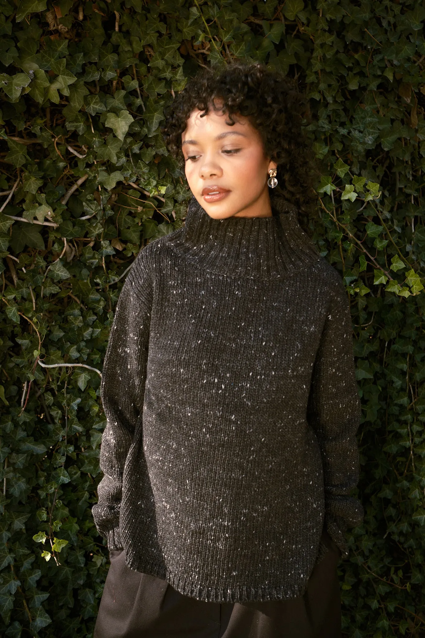 Silas Funnel Neck Pullover - Stone sold by Nikki Chasin product image thumbnail 2
