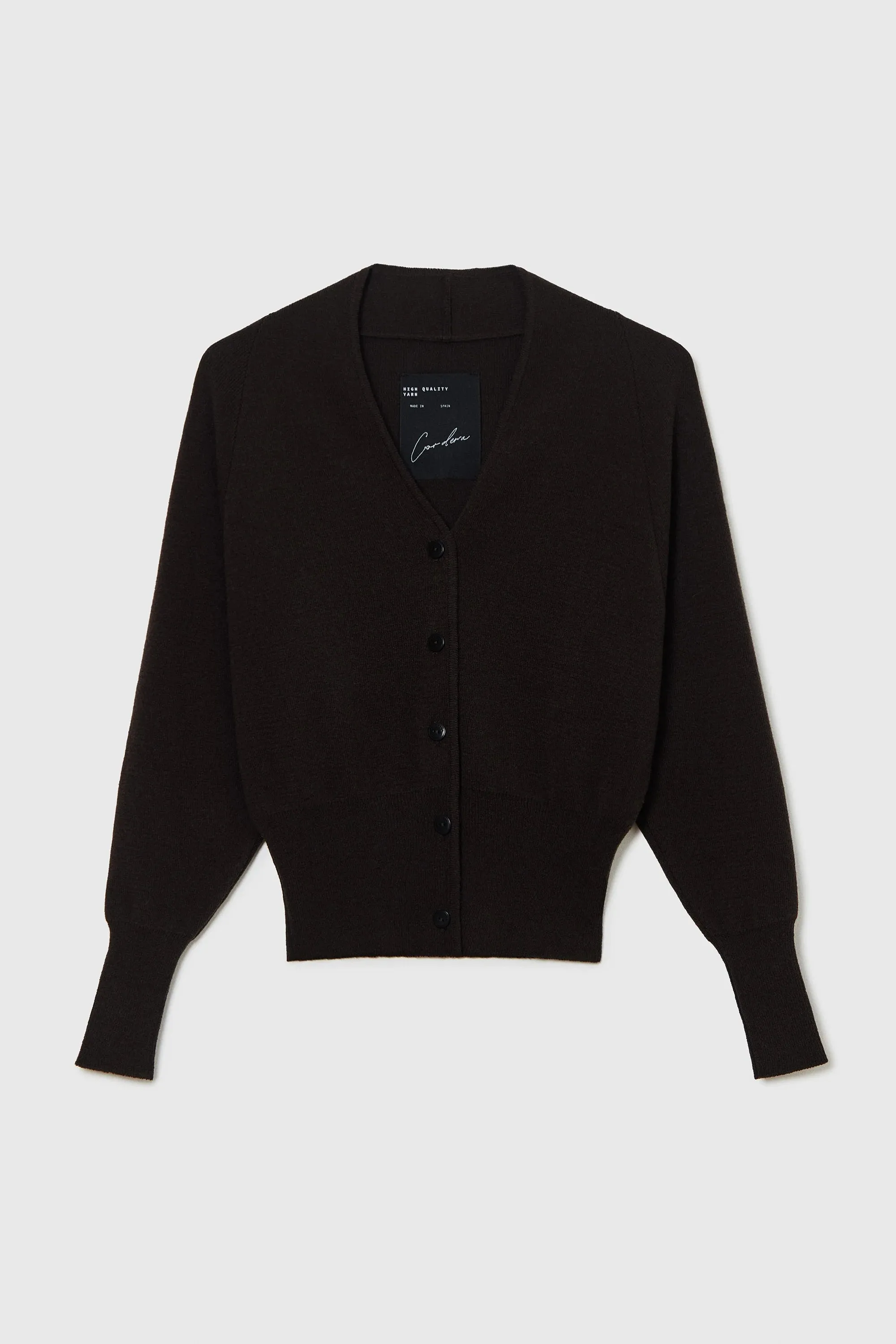 Merino & Cashmere Cardigan Brown sold by Nikki Chasin product image thumbnail 5