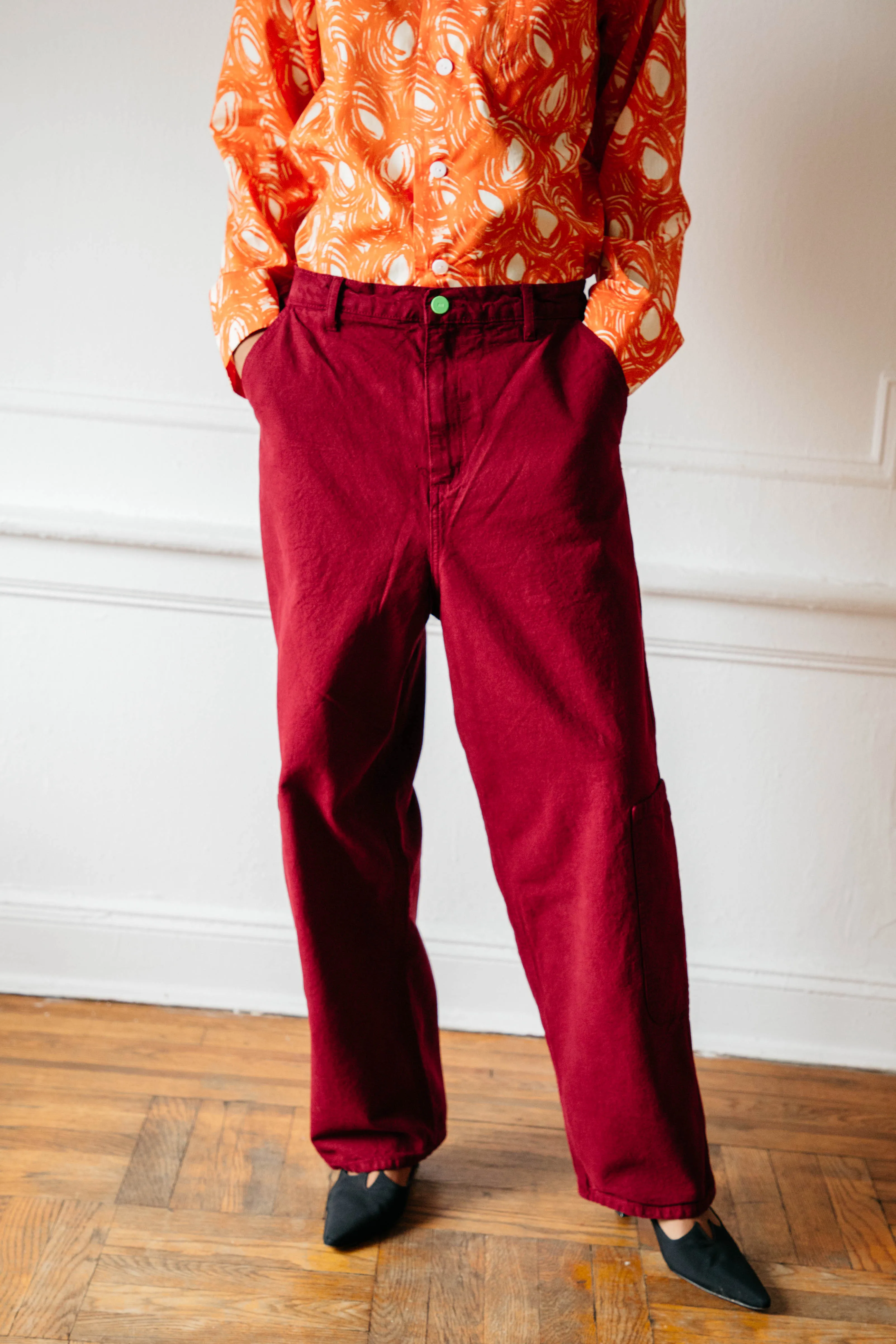 Forager Pants - Wine sold by Nikki Chasin product image thumbnail 5