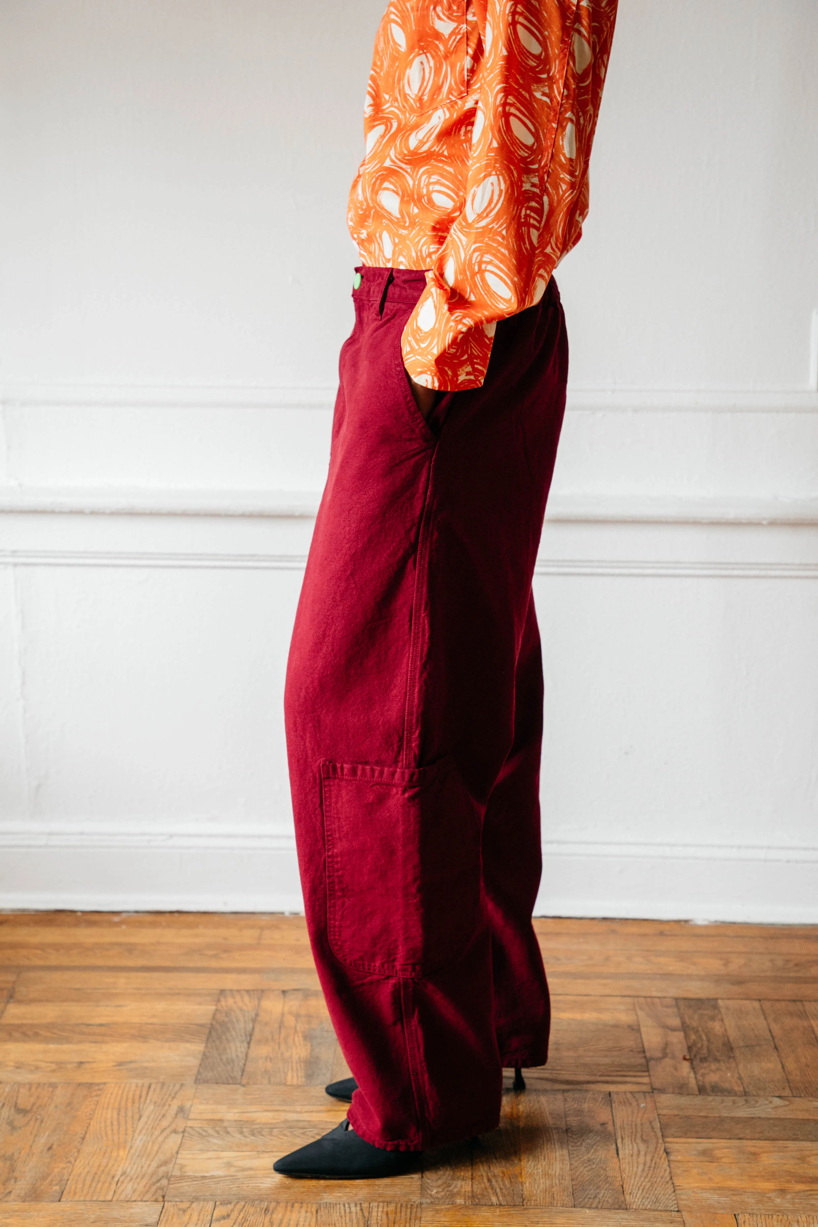 Forager Pants - Wine sold by Nikki Chasin product image thumbnail 2