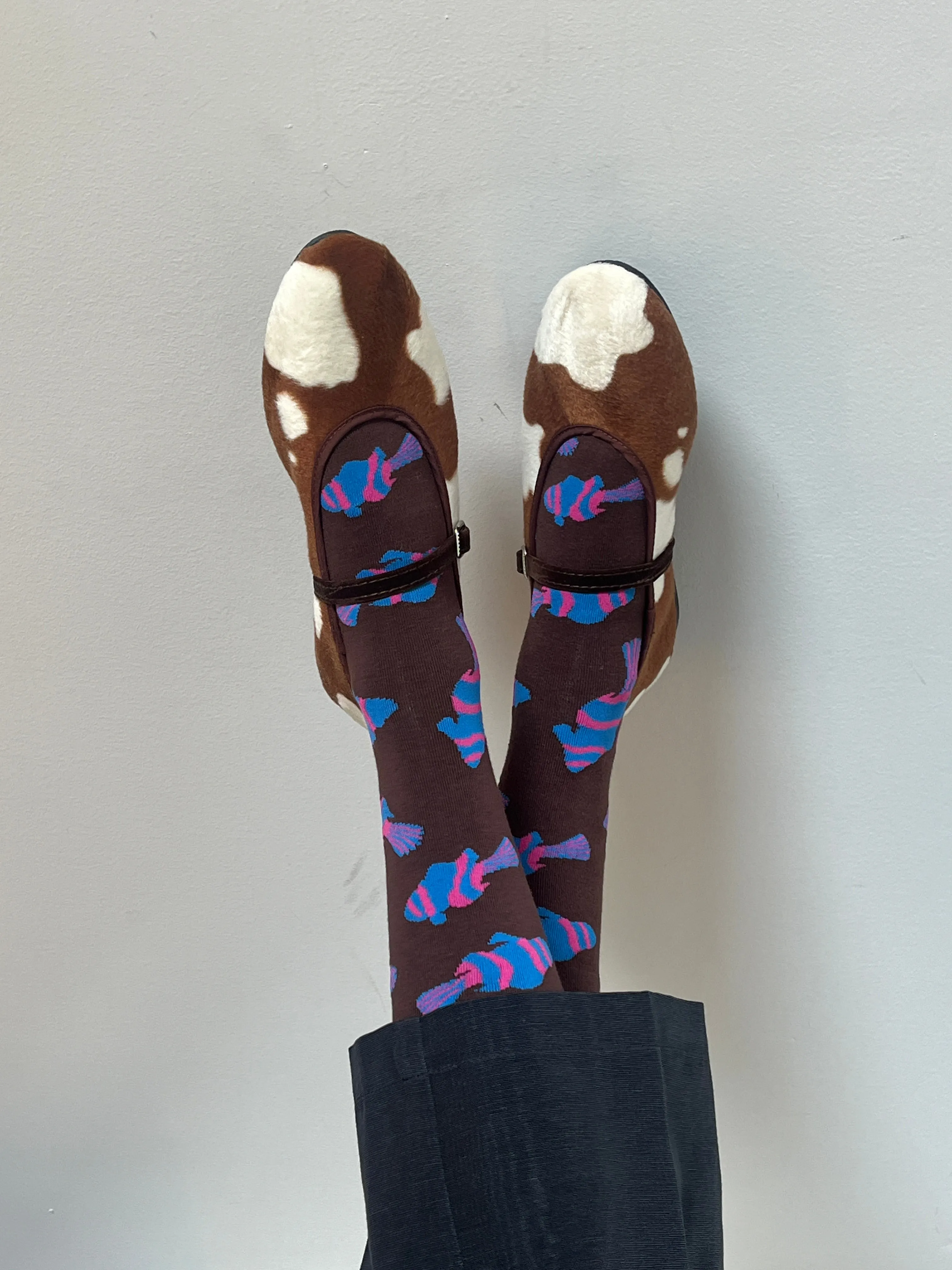 Sauntering Socks - Chocolate Fish sold by Nikki Chasin product image thumbnail 3