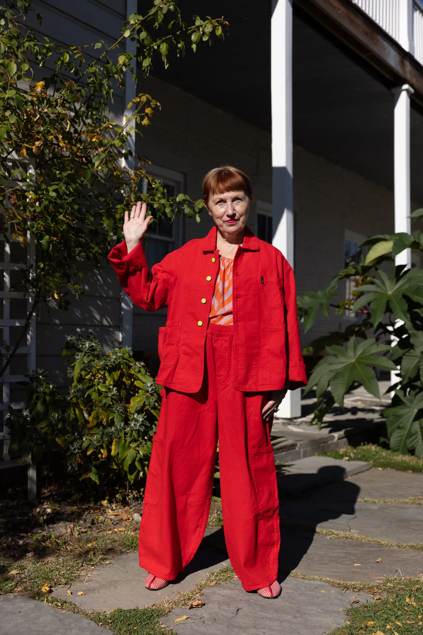 Chef Pants - Tomato sold by Nikki Chasin product image thumbnail 2