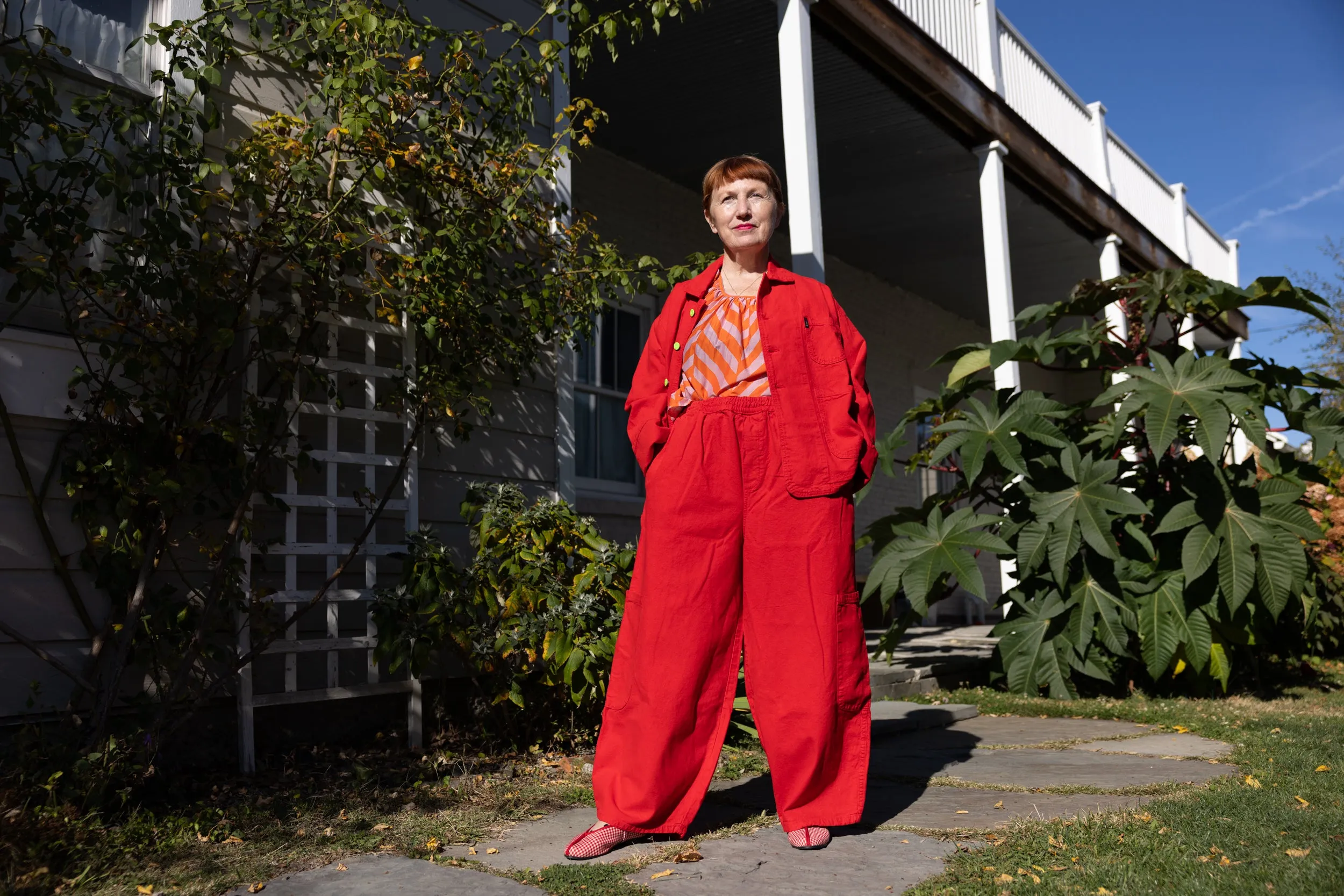 Chef Pants - Tomato sold by Nikki Chasin product image thumbnail 4
