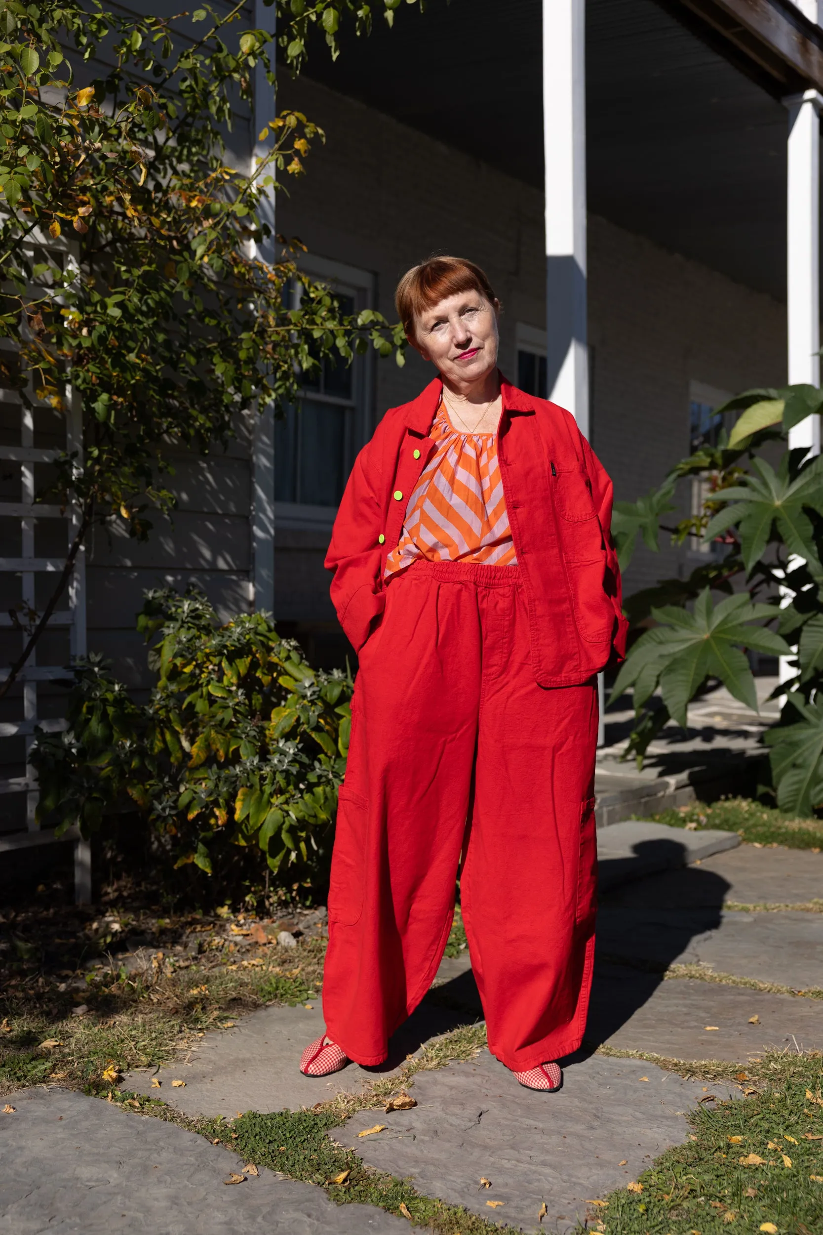 Chef Pants - Tomato sold by Nikki Chasin product image thumbnail 3