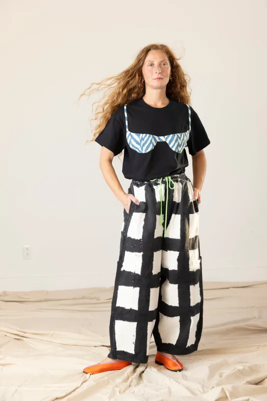 Chef Pants - Licorice Check made by MEALS