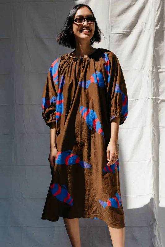 Ballad Dress - Chocolate Fish made by Nikki Chasin