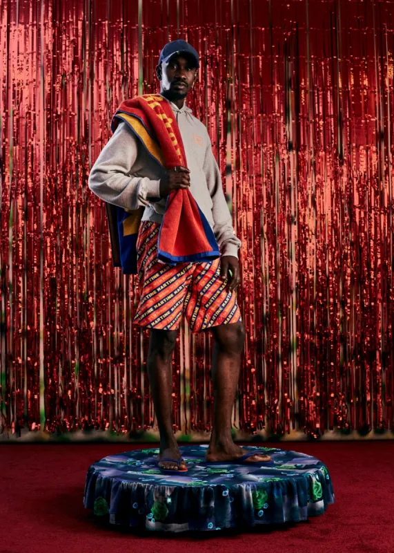 SHRUNKEN HOODIE in GREY sold by Martine Rose