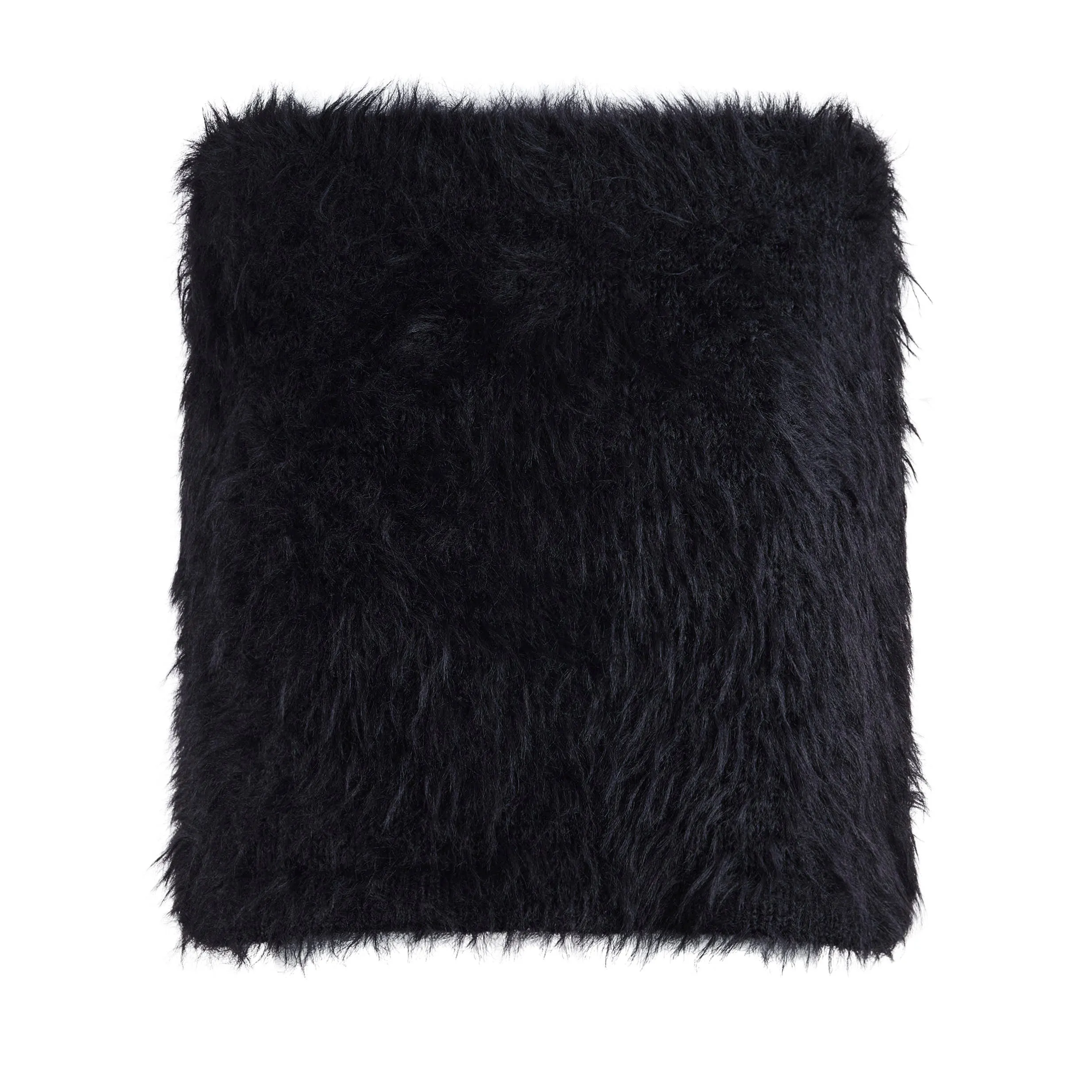 HAIRY MINI SKIRT in BLACK sold by Martine Rose product image thumbnail 5