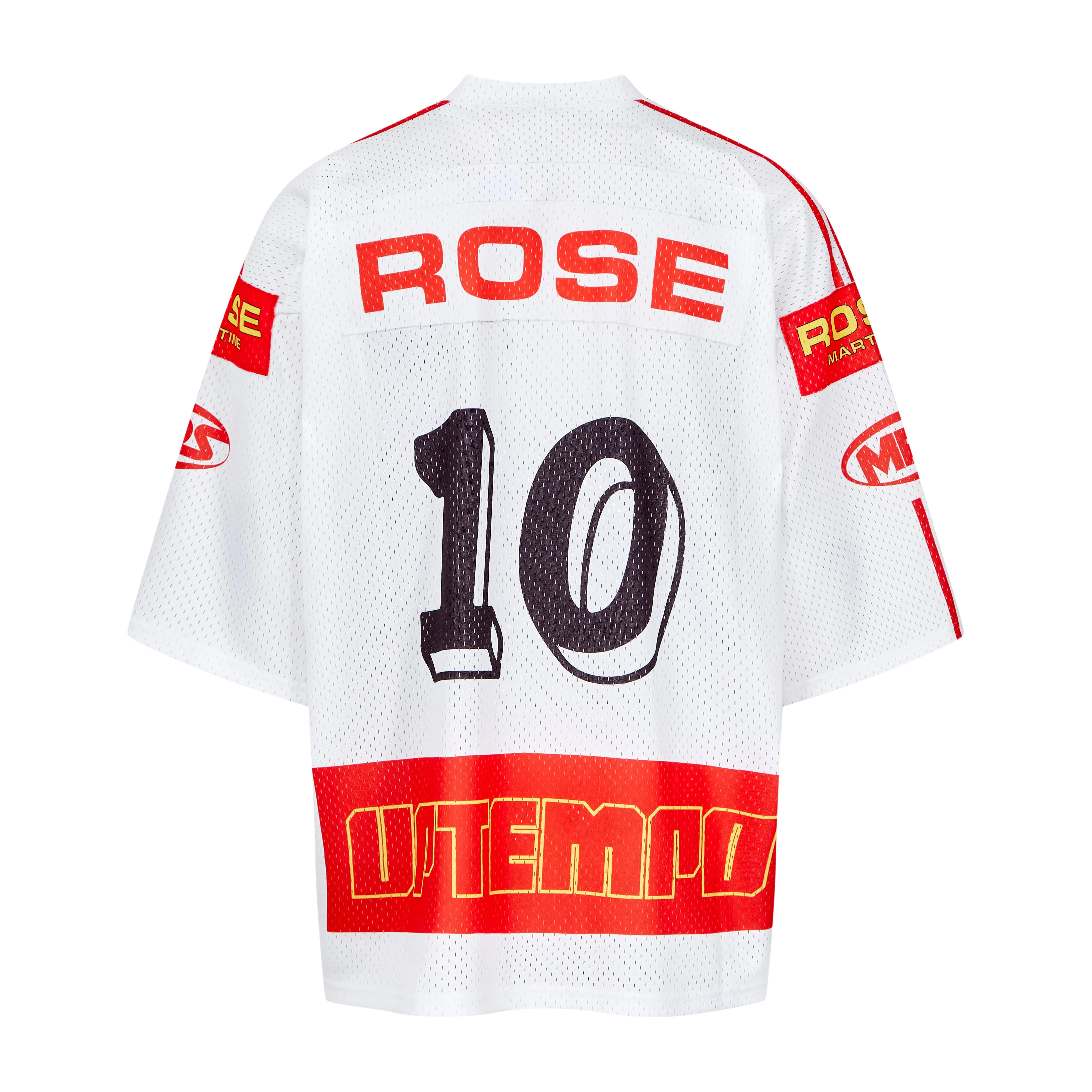 OVERSIZED FOOTBALL TOP in WHITE sold by Martine Rose product image thumbnail 5