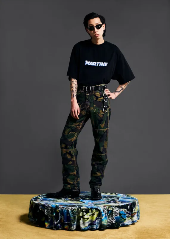 OVERSIZED S/S T-SHIRT in BLACK sold by Martine Rose