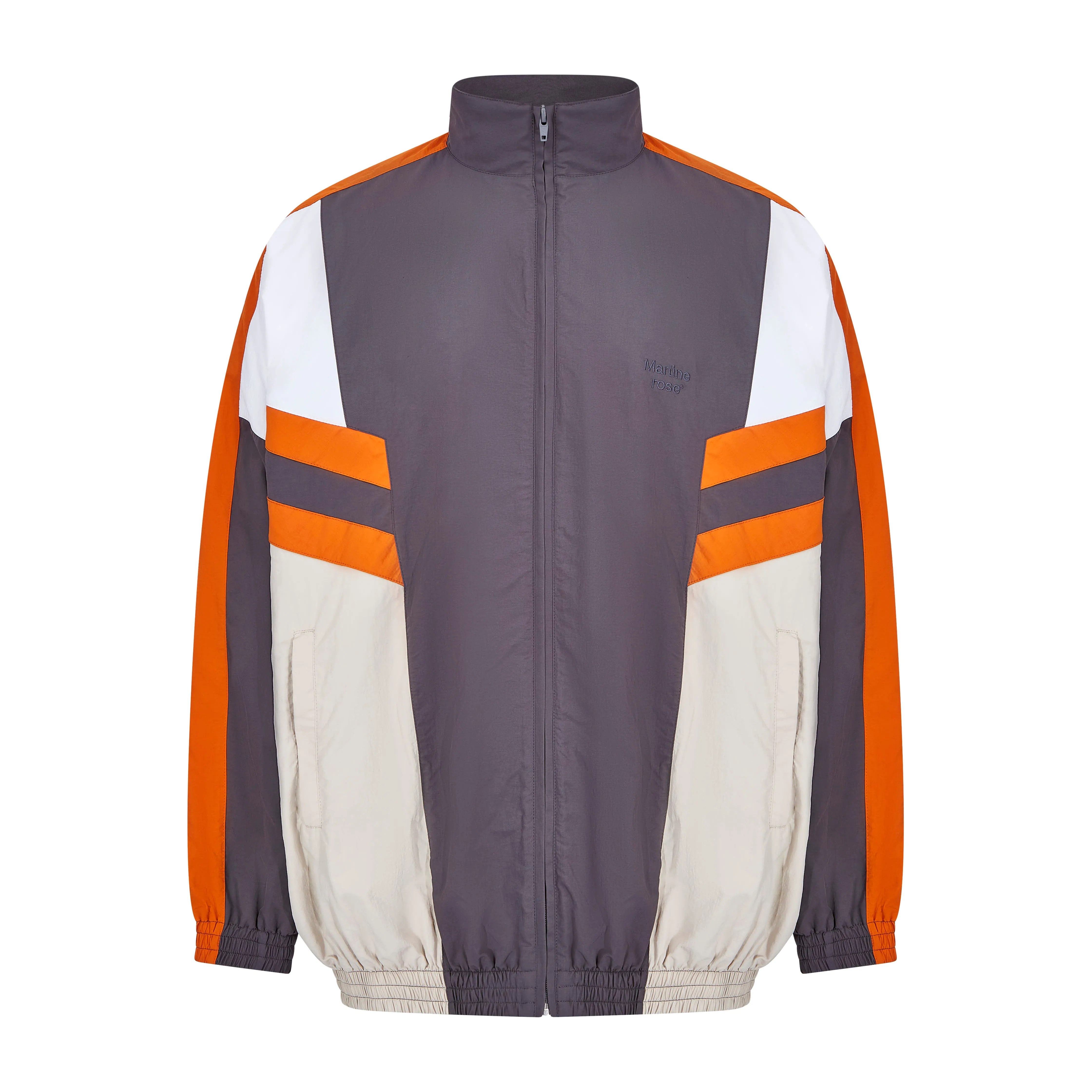 PANELLED TRACK JACKET in GREY MULTI | Parallel PANELLED TRACK JACKET in GREY MULTI | Parallel