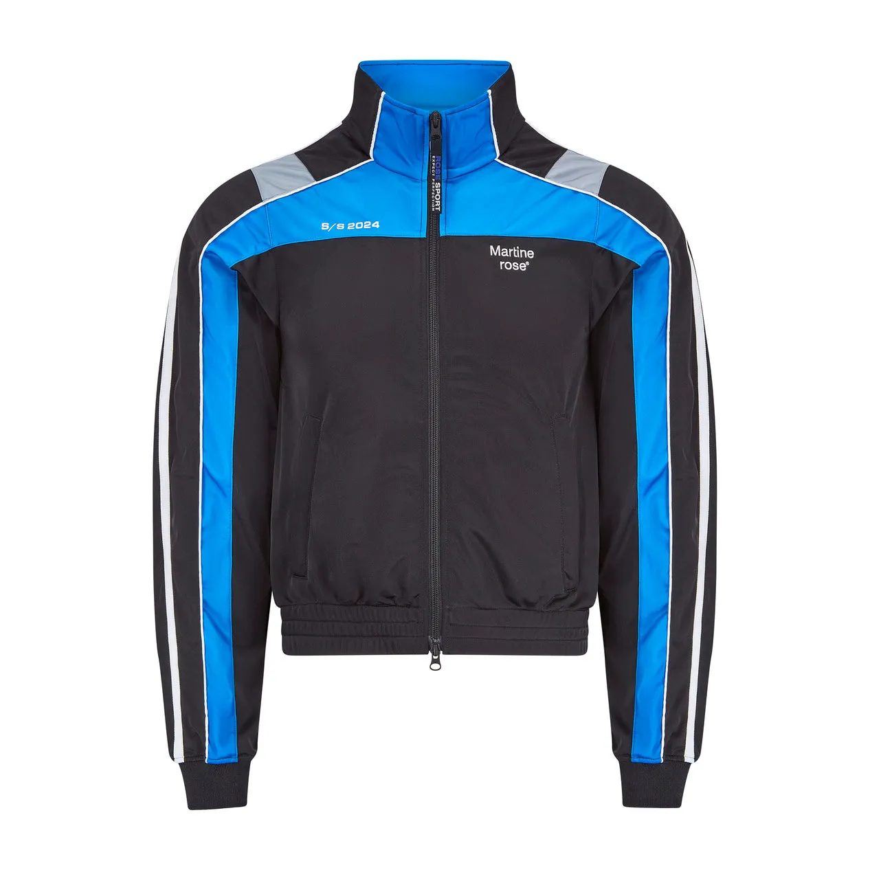 SHRUNKEN TRACK JACKET in BLACK MULTI sold by Martine Rose product image thumbnail 4