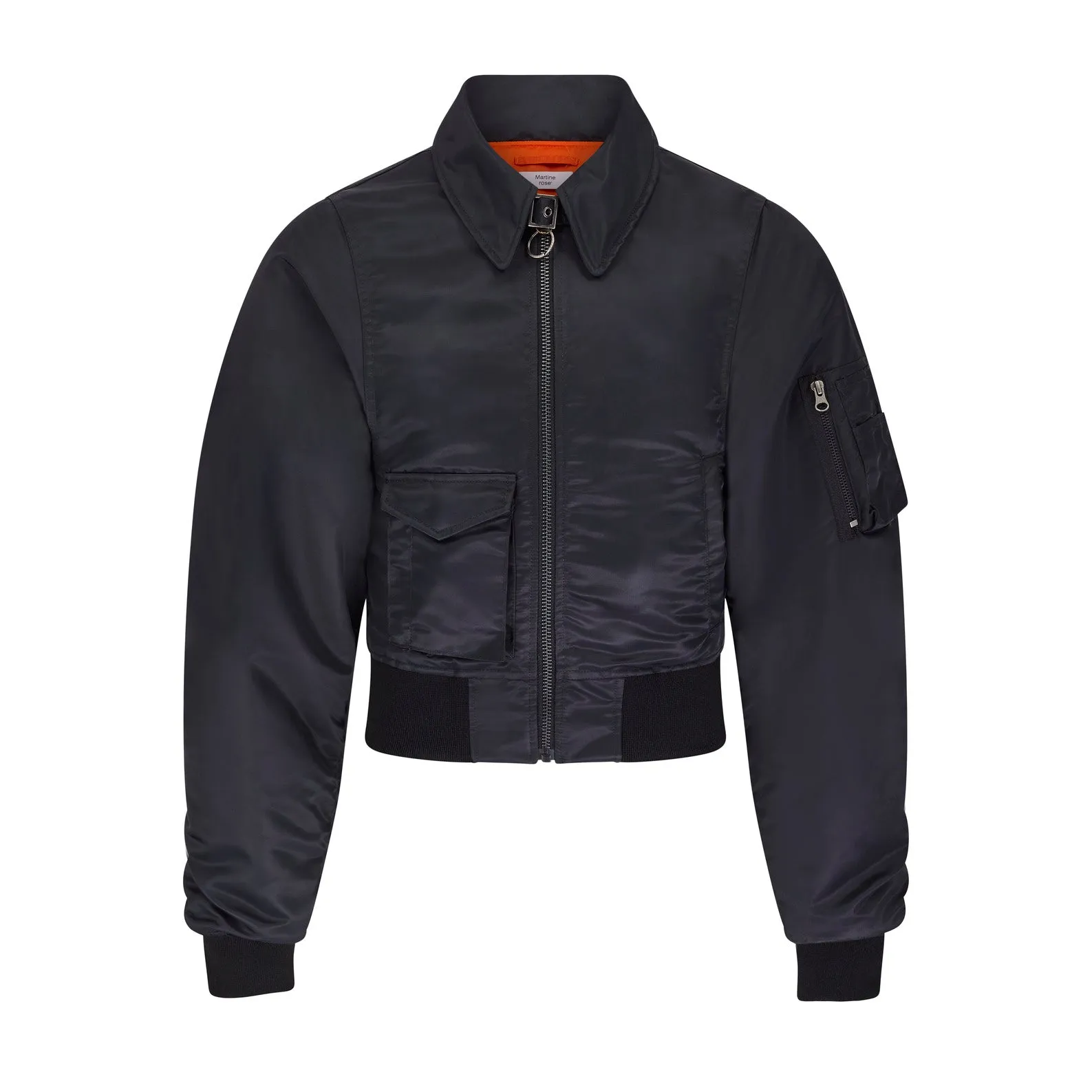 SHRUNKEN BOMBER in BLACK sold by Martine Rose product image thumbnail 5