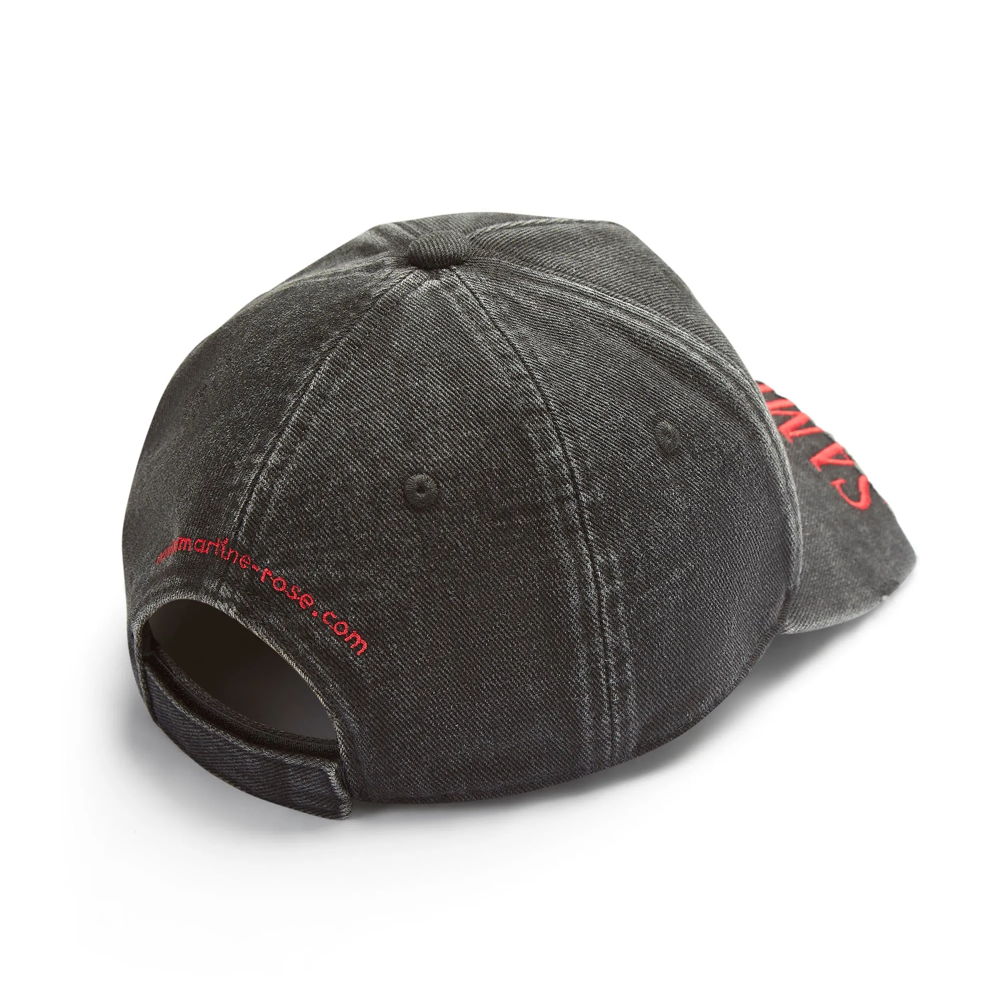CUT PEAK BACK CAP in BLACK | Parallel