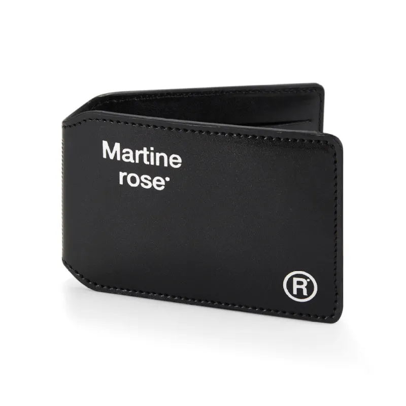 FOLDABLE WALLET in BLACK sold by Martine Rose