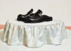WOMENS BULB TOE MULE IN BLACK sold by Martine Rose
