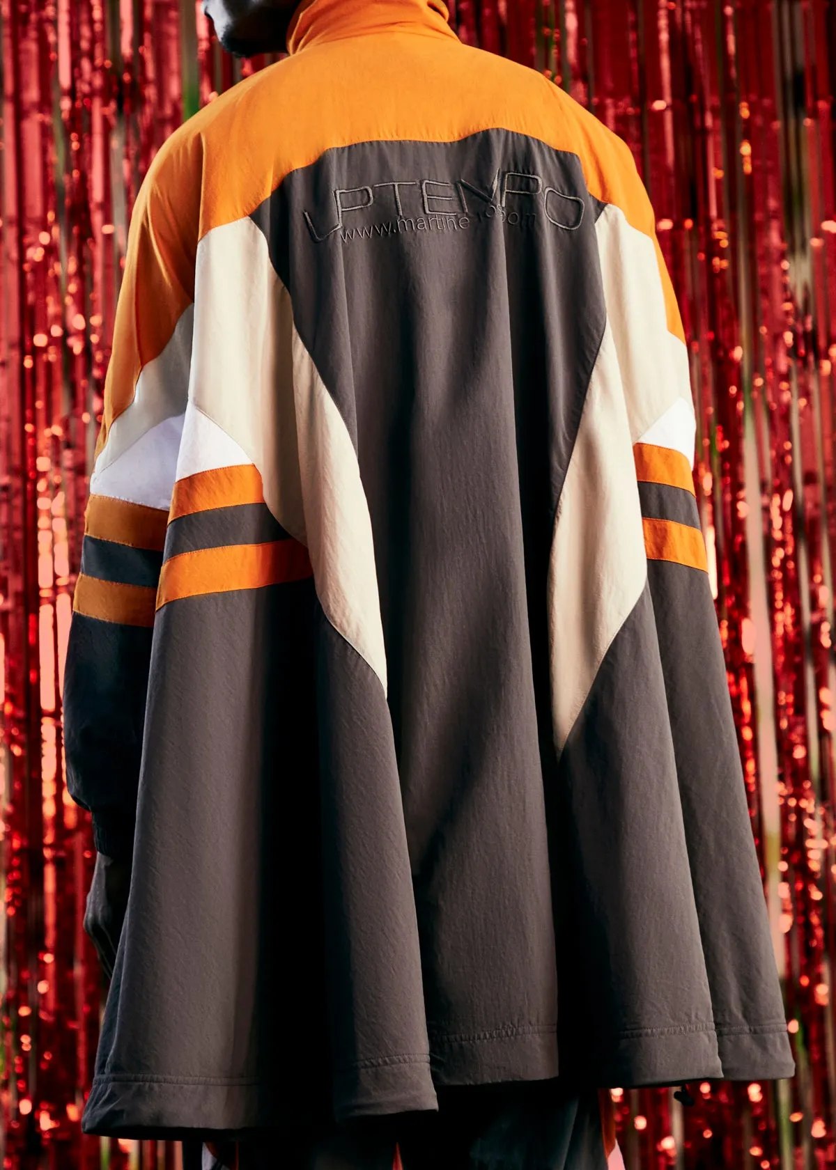 COMPRESSED TRACK JACKET in GREY MULTI sold by Martine Rose product image thumbnail 3