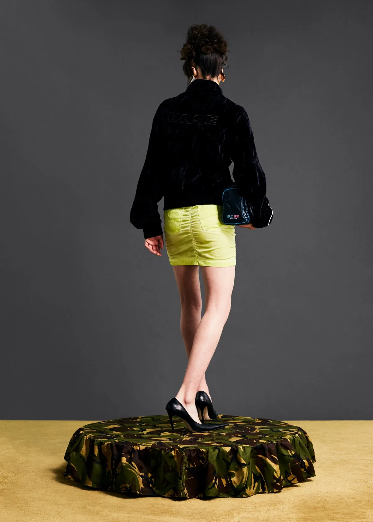SHRUNKEN TRACK JACKET in BLACK sold by Martine Rose product image thumbnail 4