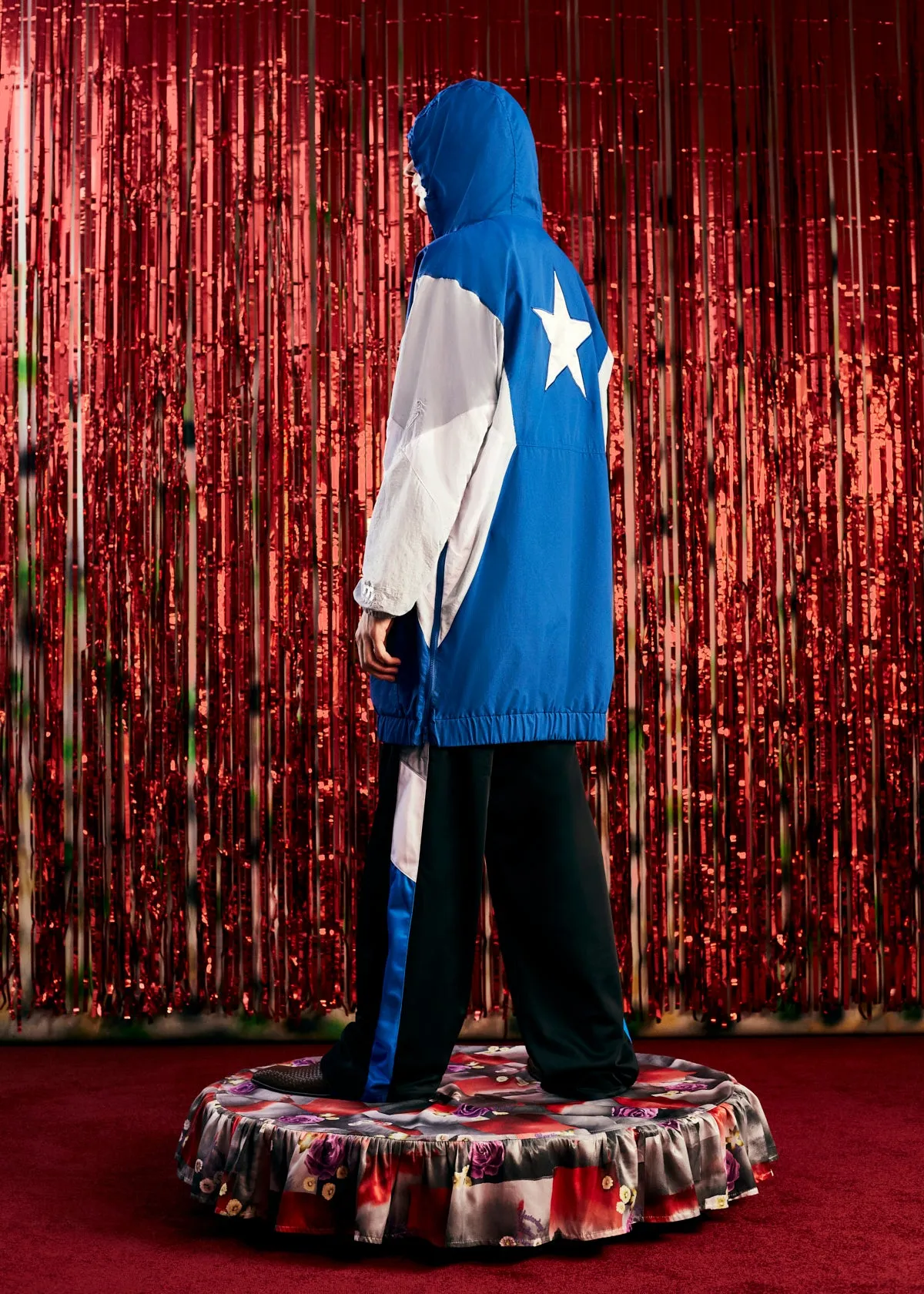 STRETCHED SPORTS JACKET in BLUE sold by Martine Rose product image thumbnail 3