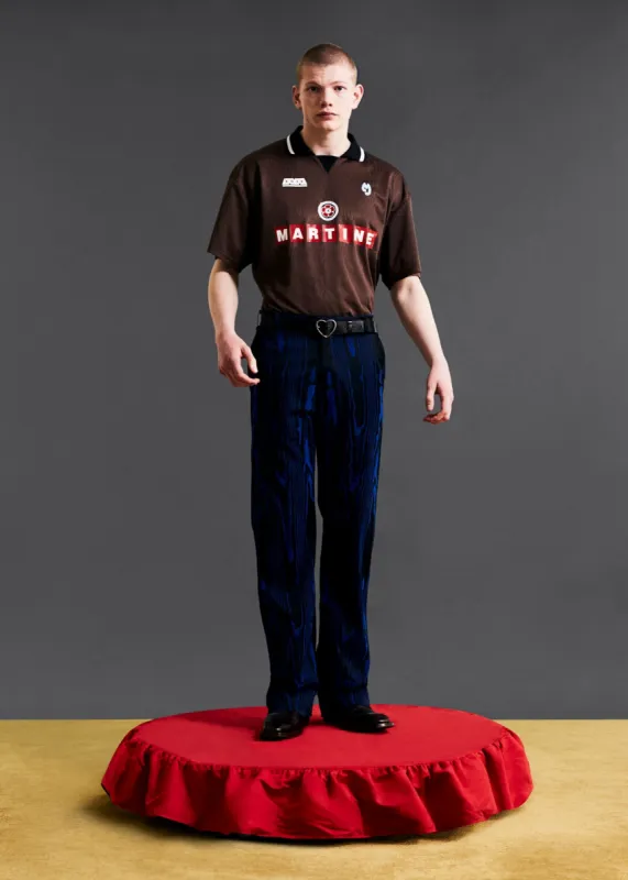 FOOTBALL TOP in BROWN sold by Martine Rose