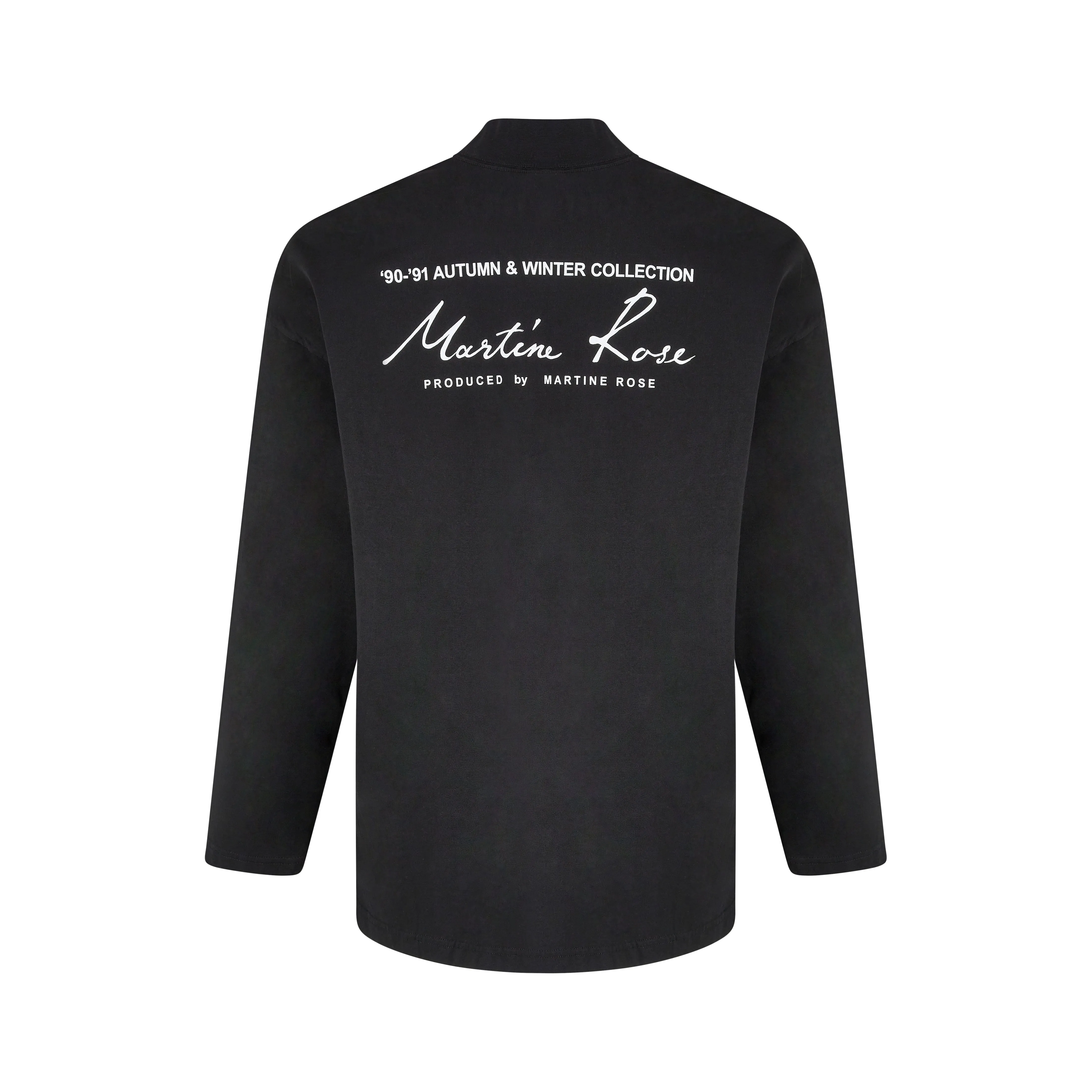 Jersey Funnel Neck in Black sold by Martine Rose product image thumbnail 5